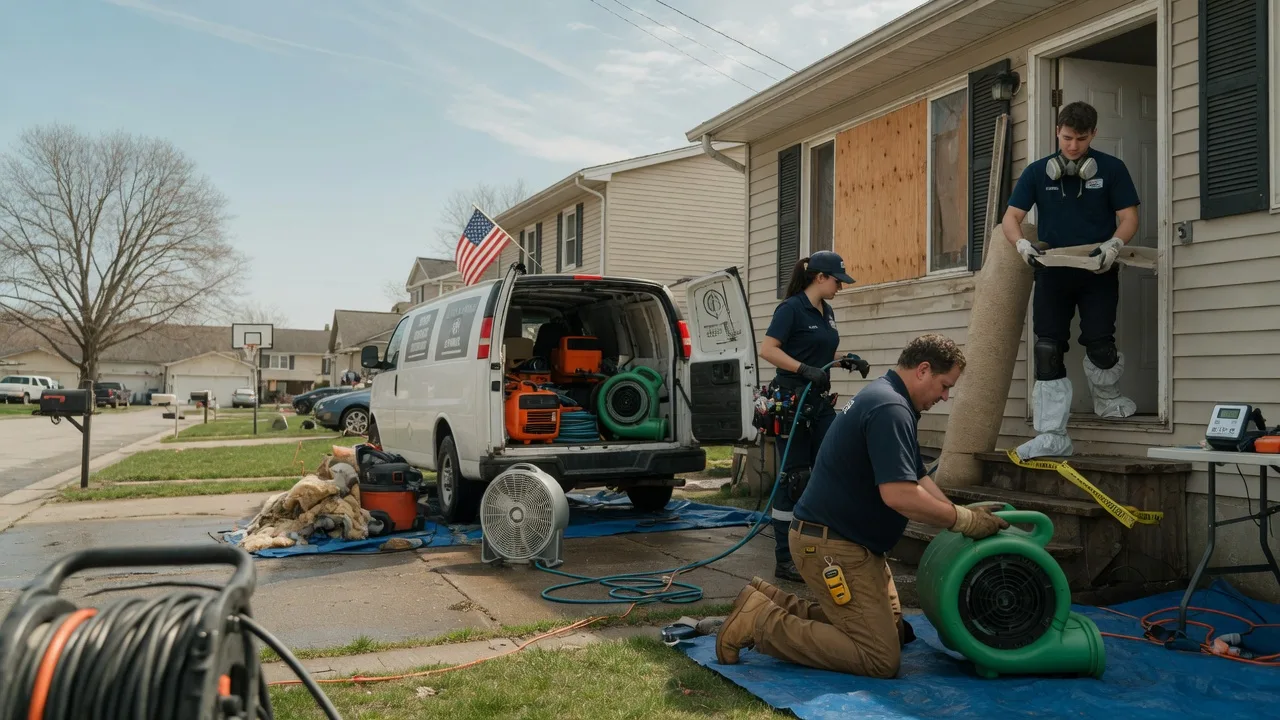 Water Damage Restoration in Normangee, TX near me